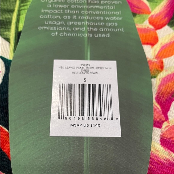 New Farm Rio Tropical Leaf Print Dress - Picture 6 of 11